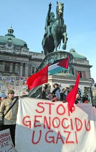 Beograd: protest protiv pokolja u Gazi